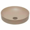 GO by Van Marcke waskom - 40x40x9cm - opbouw - rond - porselein mat latte TWEEDEKANS OUT13282