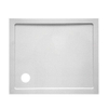GO by Van Marcke Helion receveur de douche composite synthétique 100x90x3.5cm rectangulaire évacuation D90mm sans jeu de pieds blanc SW288828