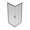 GO par Van Marcke Belo accès d'angle portes mortier jointuresantes 800x800x1900mm verre easy clean 6mm profils en aluminium chromé réglable 765-790mm SW292848