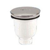 GO by Van Marcke Bouchon de douche - siphon intégré - orifice d'évacuation D9cm - raccordement sur tuyau d'évacuation D4cm - couvercle sortie verticale - ABS chromé SW404142