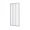Nemo Start Profi schuifdeur - 76x195cm - inbouwmaat 76-80cm - helder - veiligheidsglas - 5mm - 3-deuren - zonder greep - 760-800mm SW877728
