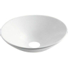 GO by Van Marcke Juno lavabo semi-encastré rond 42,5x42,5x16,5cm porcelaine blanc SW293320