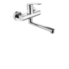 Robinet de cuisine Van Marcke Lena 2 trous à poser chrome SW454990