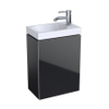Geberit Acanto fonteinonderkast 396 x 534 x 246 mm corpus mat zwart front zwart glas zonder kraanwerk zonder wastafel SW226088 Geberit Acanto fonteinonderkast 396 x 534 x 246 mm corpus mat zwart front zwart glas zonder kraanwerk zonder wastafel SW226088