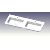 Nemo Spring Pierro wastafelblad met 2 gentegreerde waskommen 2 kraangaten 1205 x 15 x 460 mm kunstmarmer mat wit SW498961 Nemo Spring Pierro wastafelblad met 2 gentegreerde waskommen 2 kraangaten 1205 x 15 x 460 mm kunstmarmer mat wit SW498961