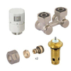 Nemo Start radiatorkraan - 3/4" - H-blok - thermostaat - set - wit SW288724