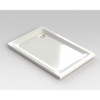 Nemo Spring Horus douchebak - 120x80x4.5cm - acryl - afvoer D90 - wit - zonder potenstel - dikte 4mm SW292955