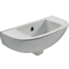 Nemo Spring Misto petit lave-mains 450 x 215 mm porcelaine blanc percé trou de robinet à gauche ou à droite avec trop-plein SW285646