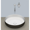 Alape ABSO4501 opbouwwaskom rond D450 mm hoogte inclusief afstandsring 119 mm van binnen wit geglazuurd en buiten matzwart zonder kraangat en overloop SW105666 Alape ABSO4501 opbouwwaskom rond D450 mm hoogte inclusief afstandsring 119 mm van binnen wit geglazuurd en buiten matzwart zonder kraangat en overloop SW105666