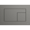 Tece TECEvelvet WCbedieningsplaat duospoeltechniek kleur Grigio Londra antraciet SW815147