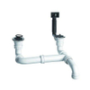 Blanco garniture double d'évacuation et de trop-plein 1 1/2 pour bacs d'atelier 500370 500374 500847 510502 510503 510505 SW226014