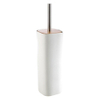 Nemo Stock Natural Pura toiletborstelgarnituur - 38x10x10cm - vrijstaand - materiaal porselein/hout - porseleinhout - Collection - wit SW293563