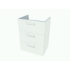 Nemo Spring Nubes onderbouwkast B600 x H800 x D450 mm 3 softclose laden grepen chroom kleur Basalt SW288871 Nemo Spring Nubes onderbouwkast B600 x H800 x D450 mm 3 softclose laden grepen chroom kleur Basalt SW288871