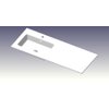 Nemo Spring Pierro wastafelblad met 1 gentegreerde waskom links 1 kraangat 1205 x 15 x 460 mm kunstmarmer mat wit SW498957 Nemo Spring Pierro wastafelblad met 1 gentegreerde waskom links 1 kraangat 1205 x 15 x 460 mm kunstmarmer mat wit SW498957