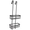 Nemo Nero doucherek dubbel hangend groot mat zwart SW536104 Nemo Nero doucherek dubbel hangend groot mat zwart SW536104