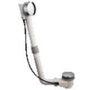 Nemo Skill automatische badgarnituur - met draaibediening - voor standaarbaden - afvoeropening D 52mm - afwerkset - chroom SW285106