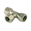 Go by Van Marcke Pex Alu klem T-stuk Ø20mm x Ø20mm x Ø20mm verchroomd SW289877