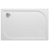 GO by Van Marcke Argon receveur de douche polybéton gelcoat 120x80x3cm rectangulaire évacuation D90mm sans jeu de pieds blanc SW288815