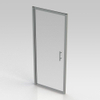 Nemo Spring Swing draaideur 80x195cm helder veiligheidsglas 6 mm profielen alu SW286745 Nemo Spring Swing draaideur 80x195cm helder veiligheidsglas 6 mm profielen alu SW286745