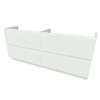Nemo Spring Ventus Tre onderbouwkast B2000 x H880 x D495 mm 4 laden greeploos kleur wit SW289386 Nemo Spring Ventus Tre onderbouwkast B2000 x H880 x D495 mm 4 laden greeploos kleur wit SW289386