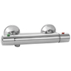 Go par Van Marcke Isisave mitigeur thermostatique de douche économie d'eau comprenant rosaces et raccords S chrome SW289981