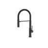 GO by Van Marcke Fusion black mitigeur de cuisine monotrou bec mobile en caoutchouc noir mat SW815163