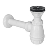 Go by Van Marcke sifon voor bidet met plug wit 5/4 x D32 met afvoerbuis SW292692