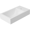 Nemo Go Hugo handwasbakje 40x22x11.2cm wit rechts kraangat SW291099 Nemo Go Hugo handwasbakje 40x22x11.2cm wit rechts kraangat SW291099