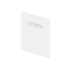 Tece Lux plaque de commande verre blanc touches blanches SW357312