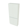 Nemo Spring Fortitudo Tre kolomkast - 80x200x34cm - 4 deuren - geïntegreerde greep - Geintegreerde - wit SW289606