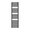 Nemo Spring Toronto handdoekradiator - 185x50cm - staal - 911 watt - mat zwart SW877757