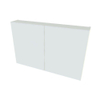 Nemo Spring Nebulo spiegelkast B1000 x H650 x D163 mm 2 deuren glazen leggers met stopcontact zonder schakelaar kleur Onyx Grey SW289208 Nemo Spring Nebulo spiegelkast B1000 x H650 x D163 mm 2 deuren glazen leggers met stopcontact zonder schakelaar kleur Onyx Grey SW289208