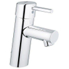 Grohe Concetto Wastafelmengkraan - eengreeps - met keramische schijven - flexibele aansluitslangen - met temperatuurbegrenzer - chroom SW29781