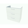 Nemo Spring Nubes onderbouwkast B800 x H800 x D450 mm 3 softclose laden grepen chroom kleur wit SW288627 Nemo Spring Nubes onderbouwkast B800 x H800 x D450 mm 3 softclose laden grepen chroom kleur wit SW288627
