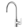 Go By Van Marcke Nero Robinet de lavabo - 37,9cm - posé - mitigeur - orientable - laiton chromé SW523466