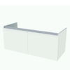 Nemo Start Tempus onderbouwkast - 120x50x49.5cm - 2 deuren - greeploos - wit SW288822