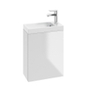 Nemo Spring Aurora Alba handwasbak - 40x20.1x12.2cm - minerale composiet - hoogglans wit SW293841
