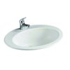 Nemo Start Star inbouwwastafel 530 x 435 x 225 mm porselein wit ovaal voorgeboord centraal kraangat met overloop SW285637 Nemo Start Star inbouwwastafel 530 x 435 x 225 mm porselein wit ovaal voorgeboord centraal kraangat met overloop SW285637