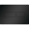Tece Tecesolid plaque de commande - 22x15cm - technologie de double chasse - noir mat SW856989