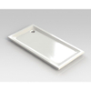 Nemo Spring Horus douchebak - 160x80x4.5cm - acryl - afvoer D90 - wit - zonder potenstel - dikte 4mm SW292995