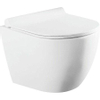QeramiQ Salina Compact WC suspendu - sans bride - abattant WC à fermeture douce - blanc SW258541
