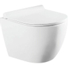 QeramiQ Salina Compact WC suspendu sans bride avec abattant frein de chute blanc SW258541