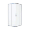 Nemo Start profi cabine de douche 87x87x195cm carrée 2 portes coulissantes verre de sécurité transparent 5mm chrome SW877729