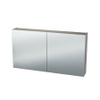 Miroir Armoire Nemo Spring Nebulo - 80x65x17.8cm - 2 portes - étagères en verre - avec prise - sans interrupteur - couleur : U1202 ST9 Cachemire SW637034