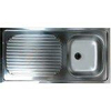 Nemo Go Nova opbouwspoeltafel 1000x500 mm 1 bak afvoerplug en overloopset plaatsbesparende sifon 64x40 mm InoxClean hoogwaardig roestvrij staal waterkeringsrand omkeerbaar SW290231 Nemo Go Nova opbouwspoeltafel 1000x500 mm 1 bak afvoerplug en overloopset plaatsbesparende sifon 64x40 mm InoxClean hoogwaardig roestvrij staal waterkeringsrand omkeerbaar SW290231