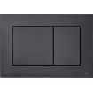 Tece TeceNow bedieningsplaat kunststof duospoeltechniek bediening voor of bovenzijde 220x150x5 mm kleur zwart mat SW403557