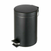 Geesa Hotel Poubelle à pédale 3 litres Noir SW158993