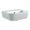 Nemo Spring Sun Set lave-mains 40x32.5x16.5cm avec trop-plein, robinet et siphon porcelaine blanc SW385455