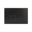Starbluedisc doppio plaque de commande pour Réservoir WC geberit up100/up320 noir mat SW681502