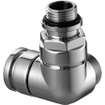Honeywell Ultraline Design voetventiel 1/2 KVS=118 dubbel haaks rechts chroom TWEEDEKANS OUT14702